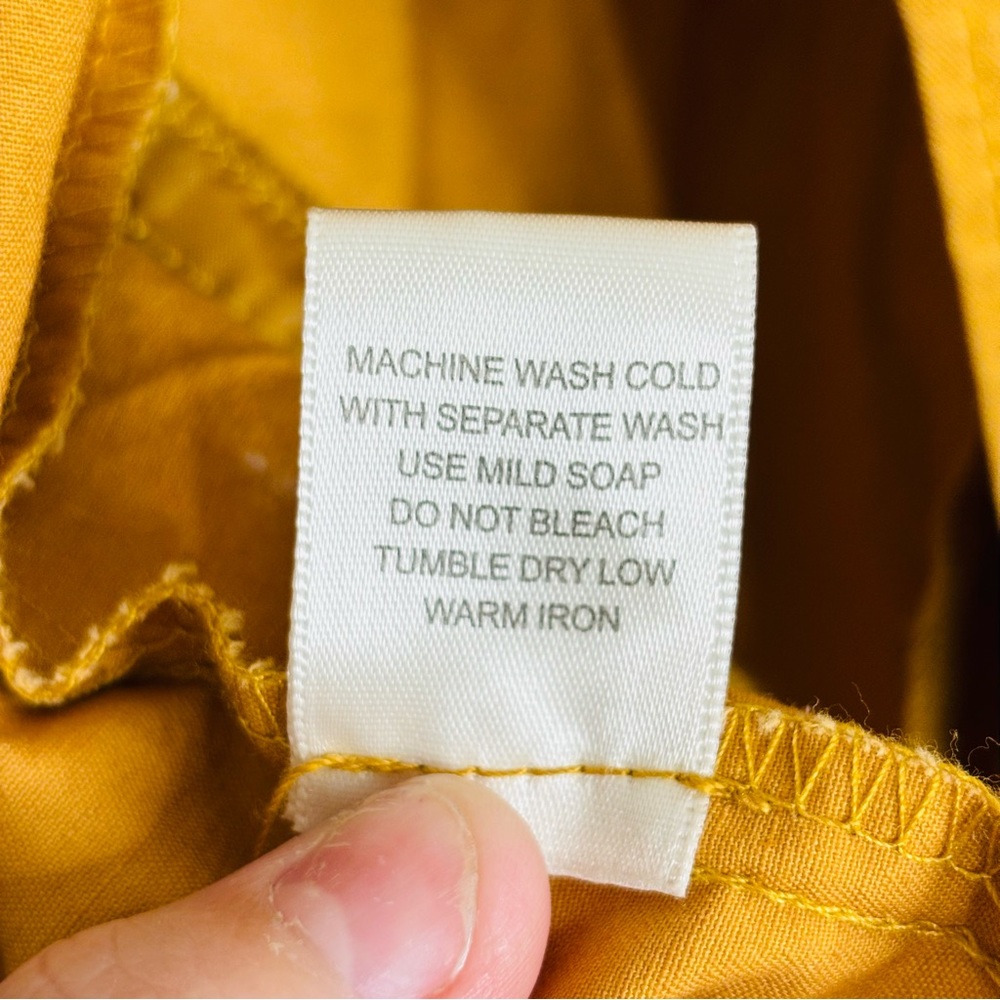 Outer Edge Mustard Yellow Drawstring Utility Jack… - image 6